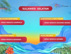 Empat Desa Wisata di Sulsel Lolos 50 Besar ADWI 2022, Siap Bersaing di Kancah Nasional