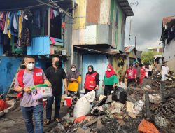 PMI Gandeng IDI, Peduli Korban Kebakaran Kelurahan Pandang