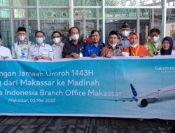 Penerbangan PP Makassar-Madinah Kembali di Buka, Gubernur:  Ibadah Umrah Bisa Maksimal