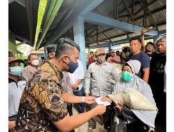 2 Ton Beras Untuk Korban Kebakaran Pasar Sentral Sinjai, Bupati : Terima Kasih  Andi Sudirman