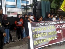 Aktivis di Makassar turut Bersolidaritas terhadap Warga Pantai Merpati Bulukumba yang Terancam Tergusur