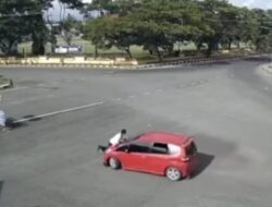 Viral Perwira Polisi Jeneponto Hadang  Mobil Rampasan