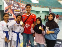 Atlet Taekwondo Bulukumba Sabet Medali Emas dan Perak Dalam Kejuaran Open Tournament Unibos Cup