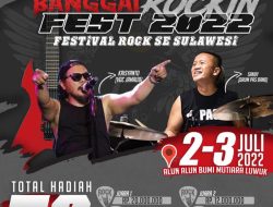 Peringati HUT Kabupaten Banggai ke-62, SMB Gelar Banggai Rockin Fest 2022
