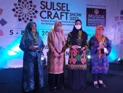 Sulsel Craft Show 2022, Dekranasda Luwu Utara Terima Dua Penghargaan