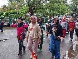 Jogging Keliling Kota Bulukumba, Istri Bupati Beri Contoh  Warga Hidup Sehat