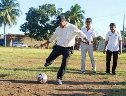 Andi Utta Bakar Semangat Pesepakbola pada Pembukaan  Bupati Cup 2022