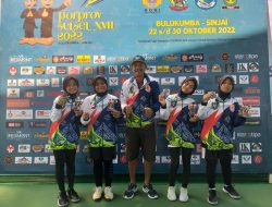 Pendatang Baru di Porprov, Tenis Putri Pangkep Petik Tiga Medali