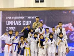 13 Atlet Taekwondo Borong Medali Unhas Cup