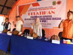 Puluhan Peserta Ikut Pelatihan Tim Reaksi Cepat Penanganan Bencana Luwu Utara