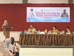 Bupati Luwu Utara Hadiri Sosialisasi Sertifikat Halal UMKM