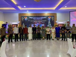Hadir di Perayaan Natal Bersama, Ilham Azikin Titip Umat Kristiani Jaga Kebersamaan