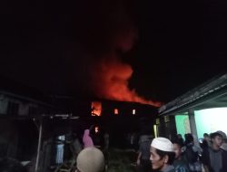 Delapan  Jam Toko Al Fathir Batangase Maros Dilalap Api, Kerugian Diperkirakan Rp50 Miliar