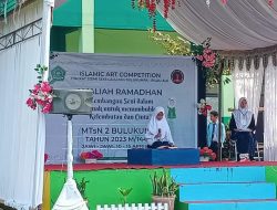 Tingkatkan Silaturahmi Antar Sekolah dan Madrasah, MTsN 2 Bulukumba Gelar Lomba Seni Islami