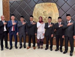 Tujuh Komisioner KPU Sulsel Dilantik, Hasbullah Terpilih Jadi Ketua