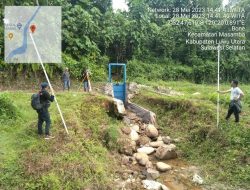 Pemprov Sulsel Tangani Rehab Daerah Irigasi  Kuri-Kuri Kasimbi di Luwu Utara