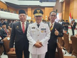 Bupati Bulukumba  Hadiri Pelantikan Penjabat Gubernur Sulawesi Selatan Bahtiar Baharuddin