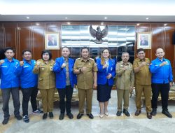 Silaturahmi ke Pj Gubernur, Gerakan Angkatan Muda Kristen Indonesia Sulsel Siap Berkontribusi untuk Pembangunan