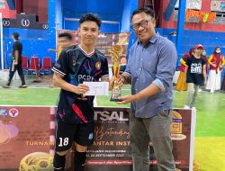 Disdikbud FC Juarai Turnamen Futsal Antar Instansi