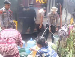 Polisi Bulukumba Bantu Penuhi Kebutuhan Air Bersih Warga