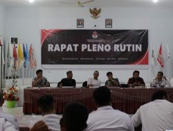 Rapat Pleno Perdana Pasca Dilantik, Anggota KPU Bantaeng Bahas Partisipasi Pemilih