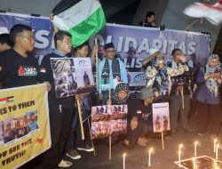 Puluhan Jurnalis Makassar Gelar Aksi Solidaritas Untuk Jurnalis di Gaza Palestina