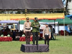 Pimpin Apel Gelar Pasukan Operasi Lilin 2023, Bupati Bacakan Amanat Kapolri