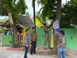 Bawaslu Jeneponto Tertibkan Baliho Caleg yang Bandel Langgar Aturan 