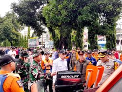 Antisipasi Bencana Alam, TNI-Polri dan Pemkab Gowa Gelar Apel Gabungan