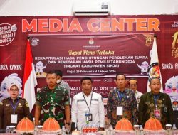 Kaban Kesbangpol Sinjai Wakili Pj Bupati Hadiri Rapat Pleno Rekapitulasi Tingkat Kabupaten di KPU