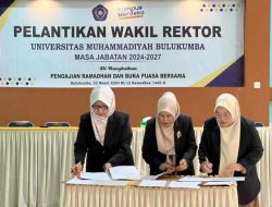 Tiga Wakil Rektor Universitas Muhammadiyah Bulukumba Resmi Dilantik