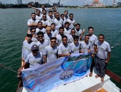 Gelar Family Gathering di Samalona Island, Remaja Masjid Besar Fatul Yaqin Bontobahari Tampil Solid