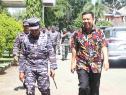 Danlatamal VI Makassar Kunker ke Selayar Tinjau Lokasi Pembangunan Lanal Tipe C
