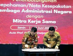 Siap Tingkatkan Kualitas ASN, Pj Bupati Bantaeng Teken Kerjasama dengan LAN RI