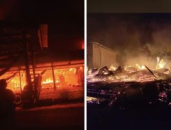 Tiga Rumah Terbakar di Bantaeng, Damkar Gerak Cepat