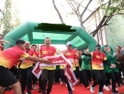 Jelang Hari Bhayangkara ke-78, Pj Bupati Bantaeng turut serta Fun Run Polres Bantaeng