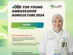 Astika dengan Minyak Kelapa Murni, Wakili Bulukumba di Young Ambassador Agriculture 2024