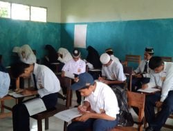 Di Era Digital, Gelar Penilaian Sumatif MTs Al Abrar Panggala Memilih Gunakan Kertas