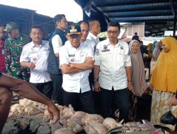 Pj Bupati Bone Pantau Pasar Paccing dan Pasar Sentral Watampone, Stok Pangan dan Harga Kebutuhan Pokok Terjangkau