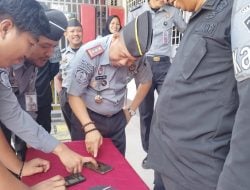 Rutan Bantaeng Gelar Pemeriksaan Handphone Pegawai, Cegah Judi Online