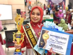 Mahasiswi STAI Runner-Up 1 Pemilihan Putra Putri Batik Nusantara Sulsel