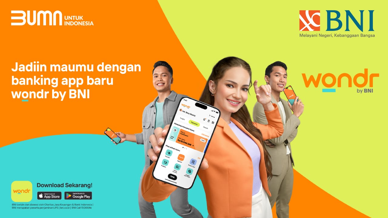 BNI Luncurkan Wondr by BNI, Dukung Masyarakat Indonesia Wujudkan Impian