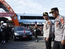 247 Personel Polres Bulukumba Dalam Pengamanan Kunjungan Presiden