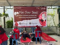 KPU Selayar Bersama Mahasiswa KKN Tematik Unhas Sukses Laksanakan Kegiatan Donor Darah