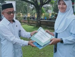 Kepala MTsN 2 Lepas Peserta Didiknya Ikuti KSM Provinsi