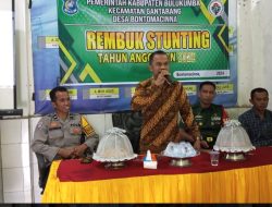 Bahas Program Pencegahan Stunting, Pemdes Bomtomacinna Laksanakan Rembuk Stunting