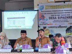 Pemdes Sipaenre Usulkan Pengaspalan Jalan