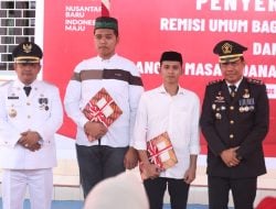 Terima Remisi Kemerdekaan, Dua Warga Binaan Rutan Kelas II B Bantaeng Langsung Bebas