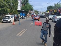 Pendaftaran Paslon, Polisi Tutup Jalur Depan Kantor KPU Bulukumba