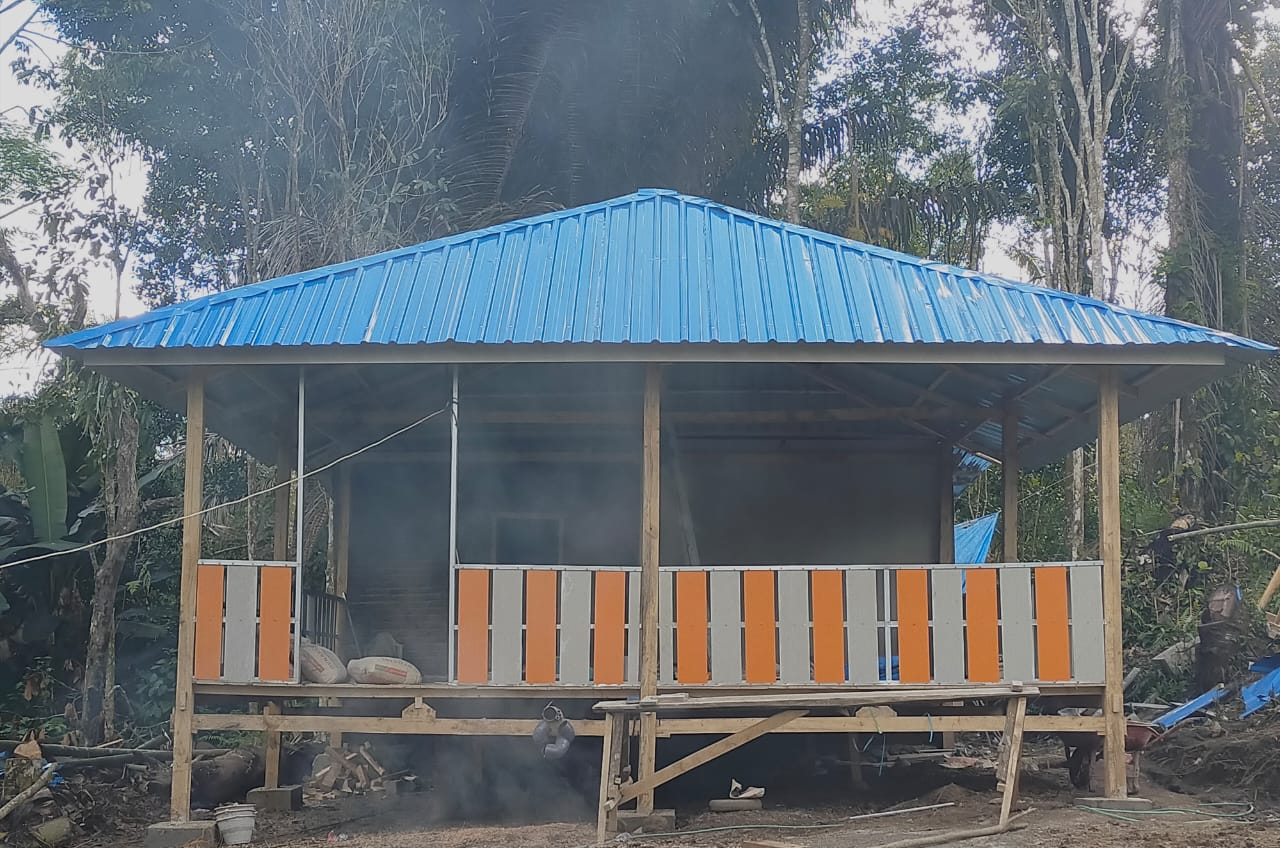 Pembangunan rumah tilawah di Desa Kambuno, Kecamatan Bulukumpa.